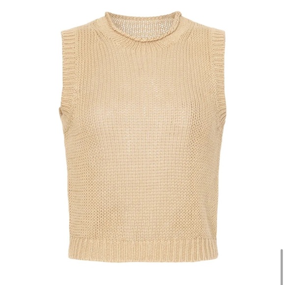 Polo Ralph Lauren Sleeveless Linen Knit Vest Top - Picture 5 of 5